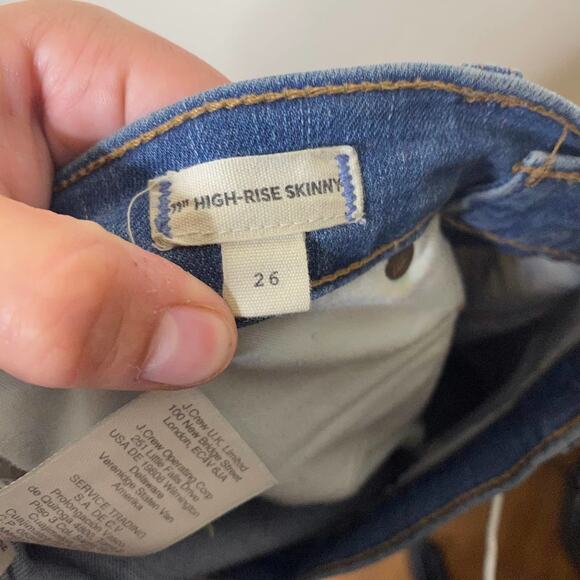 Madewell 11” High Rise Skinny Jeans Denim Medium Wash Size 26 - Picture 11 of 15